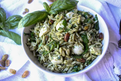 Pesto Orzo Salad