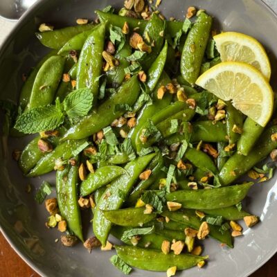 Roasted Sugar Snap Peas