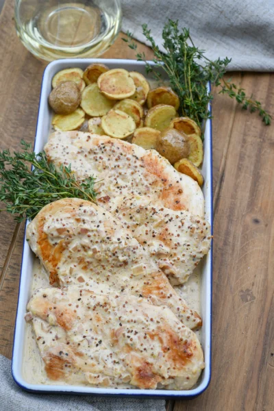 Chicken with Shallot Sauce