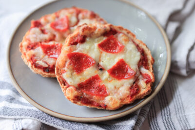 High Protein Pizza Bagels