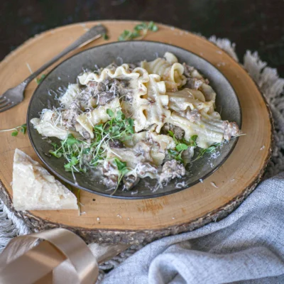 Italian Sausage & Mushroom Pasta