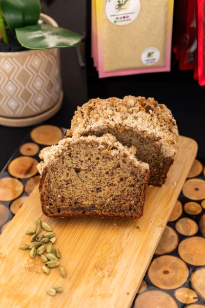 Cardamom Banana Loaf