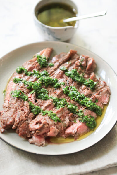 Citrus Flank Steak with Chimichurri