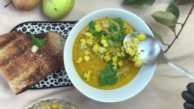 Pumpkin Corn Soup