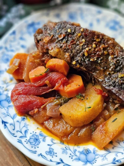 Autumn Harvest Chuck Roast with Apples