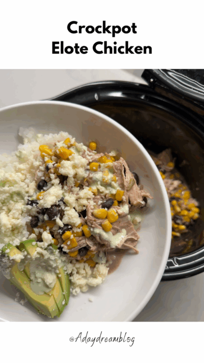 Crockpot Elote Bowls