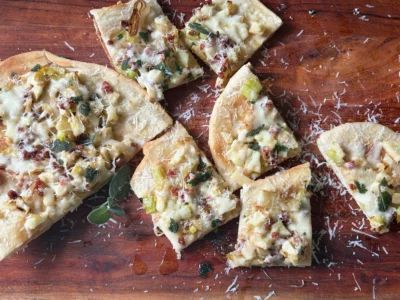Apple & Leek Flatbread