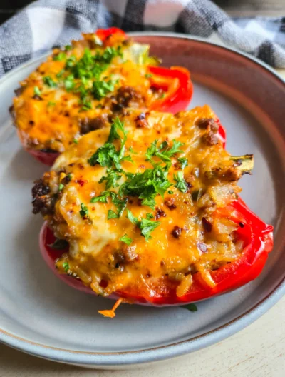 Pantry Purge – Stuffed Peppers