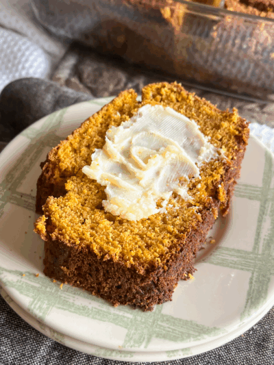 Dairy Free Pumpkin Olive Oil Bread