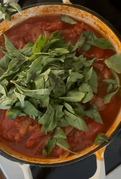 Homemade Tomato Soup With Meatballs