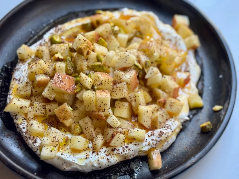 Labne with Apples by glassofweinstein - FoodSocial