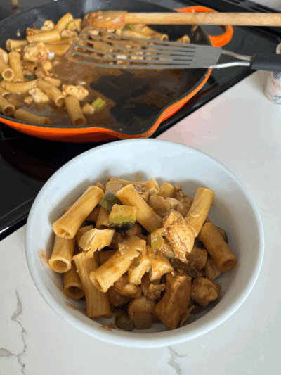 Thai Chicken Pasta Skillet