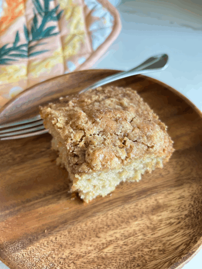 Apple Olive Oil Coffee Cake (GF)