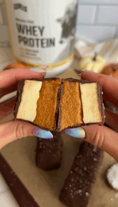 Pumpkin Marshmallow Protein Bars