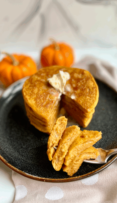 Magic Pumpkin Spice Pancakes (Gluten-Free/Egg-Free/Dairy-Free)