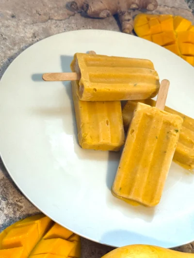 Mango popsicles
