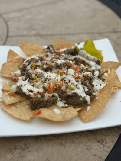 crock pot italian beef nachos