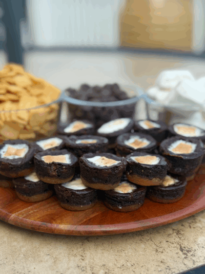 s’mores protein brownie bites