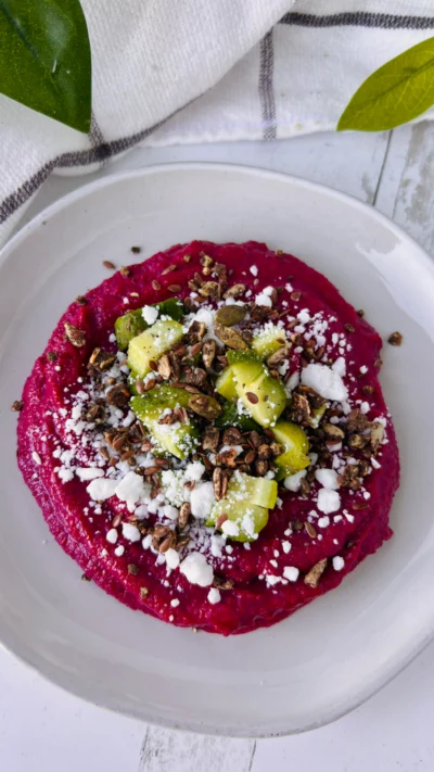 Creamy Beet Tahini Dip