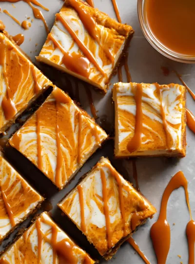 Pumpkin Cheesecake Bars