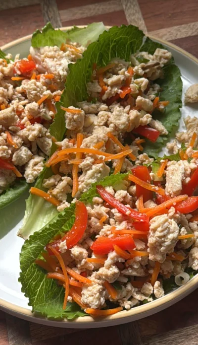 Asian Style Chicken Lettuce Wraps