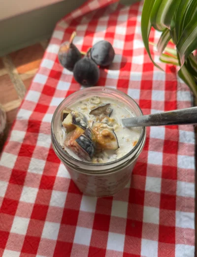 Coconut Fig Overnight Oats
