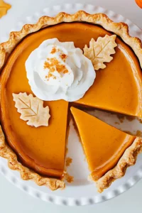 Perfect Pumpkin Custard Pie
