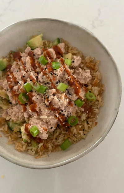 Crispy Rice Tuna Salad