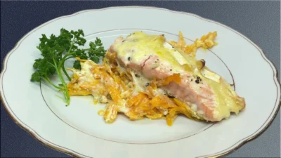 Salmon with Hokkaido Pumpkin