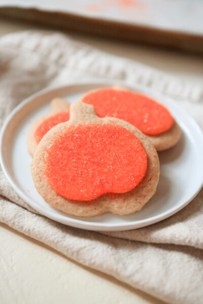 Gluten-Free Pumpkin Spice Sugar Cookies for Fall