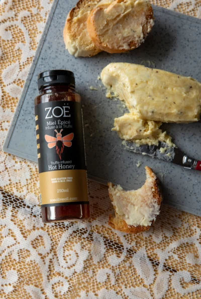 Truffle Infused Hot Honey Butter
