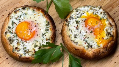 Cottage Cheese and Egg Buns!