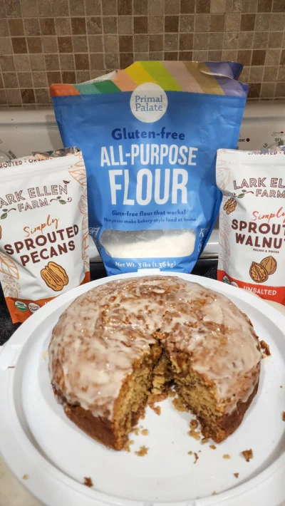 Banana nut chai cake (gf)