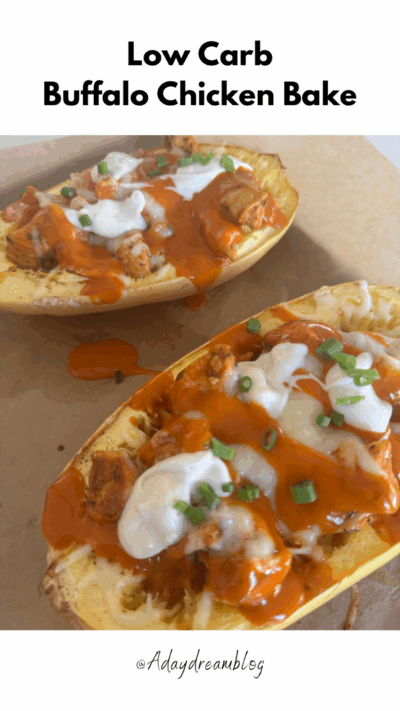 4 Ingredient Buffalo Chicken Bake