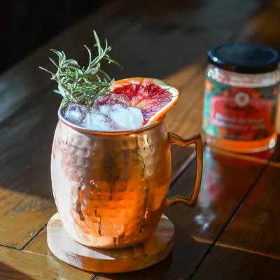 Spicy Blood Orange Mule