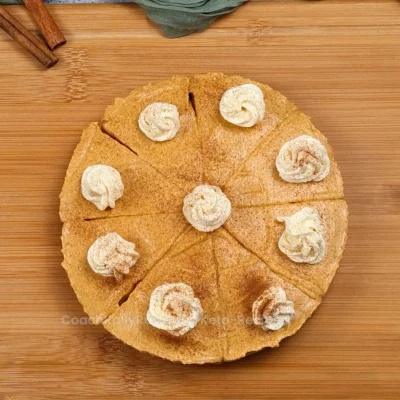 Cottage Cheese Pumpkin Cheesecake No Bake (Gluten Free, Sugar Free, Keto)