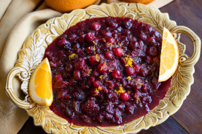 Cranberry Chutney with Red Wine