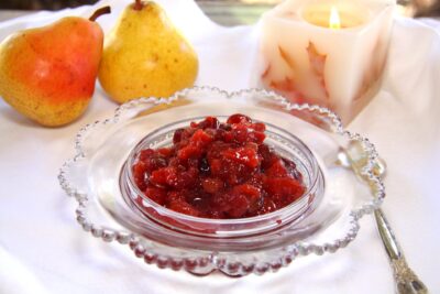Cranberry Sauce with Apricots, Raisins, and Orange