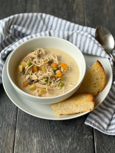 Creamy Chicken and Vegetable Soup