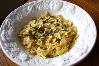 Farfalle Pasta with Fresh Asparagus