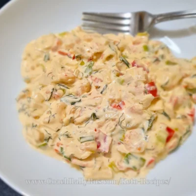 Creamy Garlic Shrimps (Gluten Free & Keto)