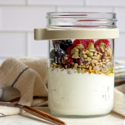 Greek Yogurt Parfait with Fruit and Nuts
