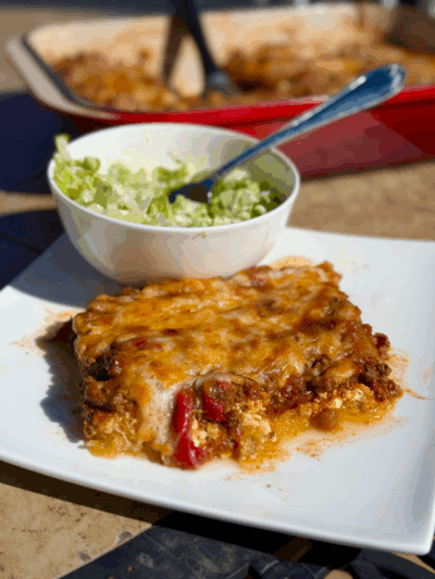 spaghetti squash lasagna casserole