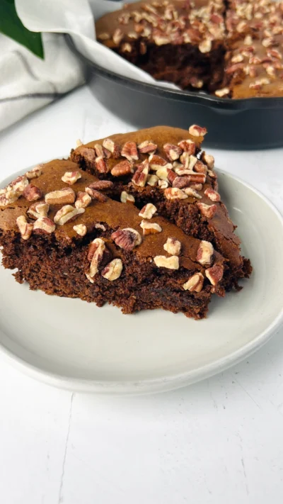 Gluten-Free Apple Molasses Cake Skillet