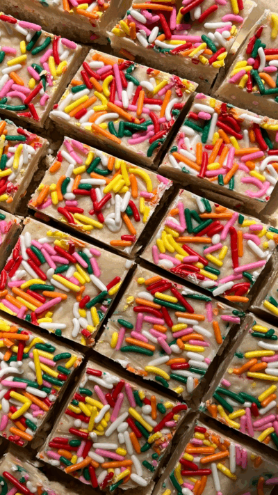 Sugar Cookie Protein Fudge