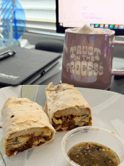 High Protein Breakfast Burritos