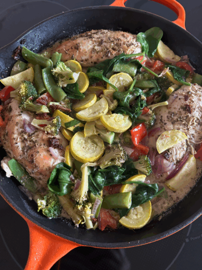 Tuscan Chicken & Vegetables