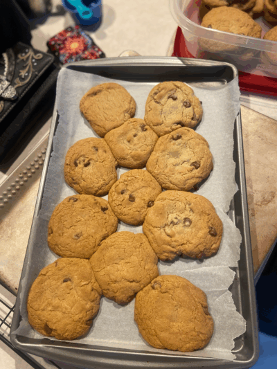 Pumpkin Spice Chocolate Chip Cookies