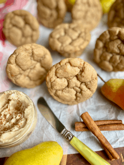 Gluten-Free, Vegan Pear Cider Donut Muffins