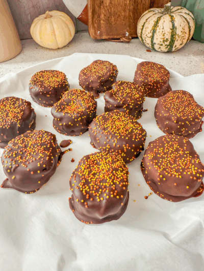 Peanut Butter Protein Stuffed Pretzels